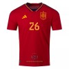 Maglia ufficiale Spagna PEDRI 26 Casa Mondiali 2022 per Uomo